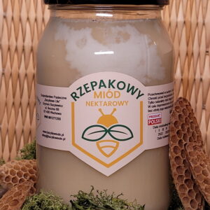 Miód Rzepakowy z pyłkiem z wierzby
